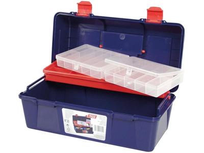 Tayg gereedschapskoffer 356 x 184 x 163 mm met inlegbak en sorteerdoos - Velleman