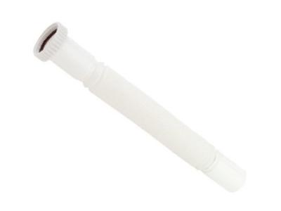 Kirchhoff Kunststof flexibele aansluitbuis, wit, 1 1/2" IT x 40/50 mm, 370-830 mm - 98836948
