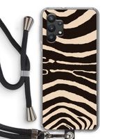 Arizona Zebra: Samsung Galaxy A32 5G Transparant Hoesje met koord