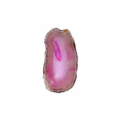 Roze Agaatschijf Gekleurd (Model 92)