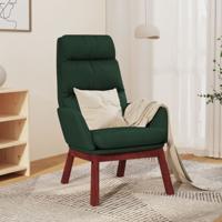 Relaxstoel stof donkergoen Relaxstoel stof donkergoen