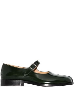 Maison Margiela derbies Tabi en cuir - Vert