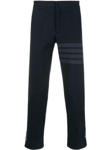 Thom Browne pantalon slim à bandes signature - Bleu