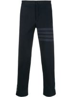 Thom Browne pantalon slim à bandes signature - Bleu - thumbnail