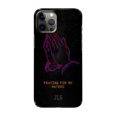 Praying For My Haters: Volledig geprint iPhone 12 Hoesje