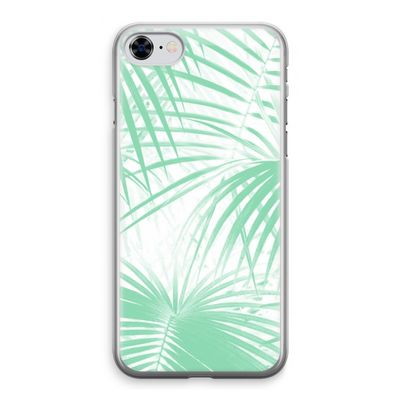 Palmbladeren: iPhone 8 Transparant Hoesje