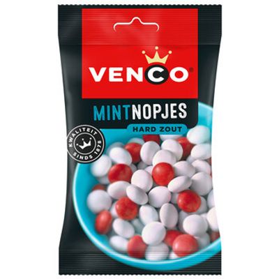 Venco Venco - Mintnopjes 120 Gram 12 Stuks