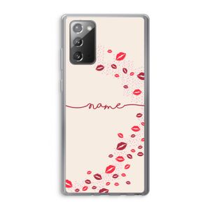 Kusjes: Samsung Galaxy Note 20 / Note 20 5G Transparant Hoesje
