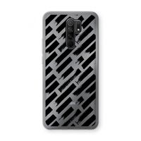 Zwarte vegen: Xiaomi Redmi 9 Transparant Hoesje