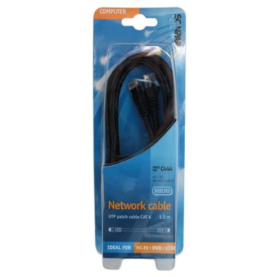 Scanpart netwerkkabel (UTP) CAT6 1,5 m UTP kabel Zwart