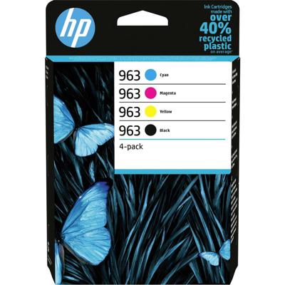 HP 963 Inktcartridge 4-pack Origineel Kleur 6ZC70AE Inkt