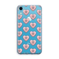 Chicks before dicks: iPhone XR Transparant Hoesje
