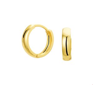 TFT Klapcreolen Geelgoud Glanzend 13 x 3,2 mm