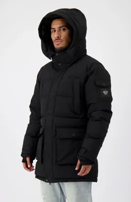 Black Bananas Commander Parka Winterjas Heren Zwart - Maat XS - Kleur: Zwart | Soccerfanshop