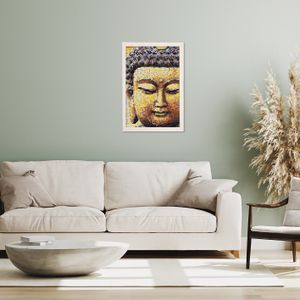 SES strijkkraalkunstwerk Beedz Art boeddha 30 x 45,5 cm 9-delig