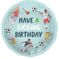 Fantastic Voetbal Birthday Folieballon (45cm)