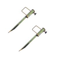 2x stuks strand parasolhouder / parasolboor / parasolharing ijzer 45,5 cm - thumbnail