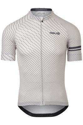 AGU Chippie Lines Fietsshirt Essential Heren - Wit - XXL