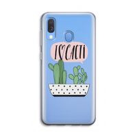 I love cacti: Samsung Galaxy A40 Transparant Hoesje
