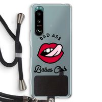 Badass Babes Club: Sony Xperia 5 III Transparant Hoesje met koord