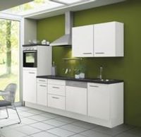 Kitchenette CONCEPT Bengt 270 cm wit incl. Ingebouwde apparaten RAI-532 - thumbnail