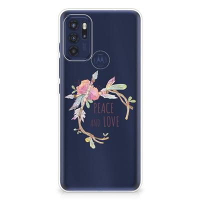 Motorola Moto G60s Telefoonhoesje met Naam Boho Text Motorola Moto G60s Telefoonhoesje met Naam Boho Text