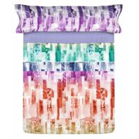 Beddengoedset Lois SAVAGE Mauve Bed van 90