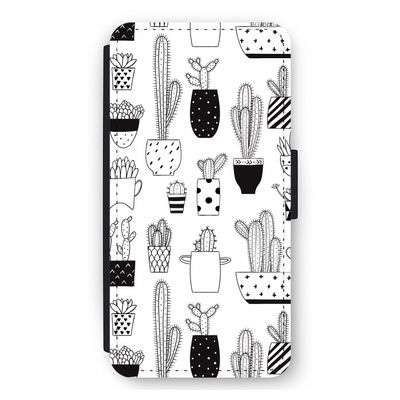 Cactusmotief: iPhone 11 Flip Hoesje