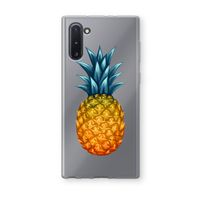 Grote ananas: Samsung Galaxy Note 10 Transparant Hoesje