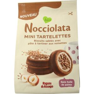 Rigoni Di Asiago Nocciolata bianca tartlets bio