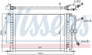 Condensor, airconditioning 94277
