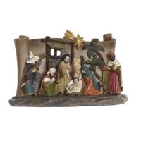 Kerststal set Home ESPRIT Multicolour Hars 21 X 8 X 12,5 CM