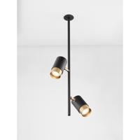 Lyora PlafondlampPongo inbouw dubbel zwart en goud - 9010218