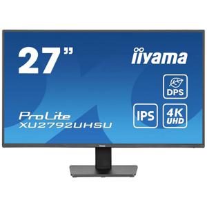 Iiyama ProLite XU2792UHSU-B6 LED-monitor Energielabel F (A - G) 68.6 cm (27 inch) 3840 x 2160 Pixel 16:9 4 ms HDMI, DisplayPort, Hoofdtelefoon (3.5 mm