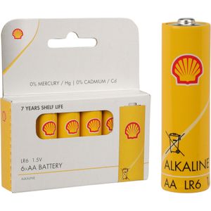 Shell Batterijen Penlite - AA type - 6x stuks - Alkaline