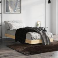 Bedframe zonder matras hout sonoma eikenkleurig 75x190 cm