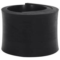 VidaXL Rubberen rand voor sneeuwploeg 100x15x2 cm zwart