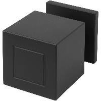 Formani | Voordeurknop JB200D Vast op Rozet | Mat zwart