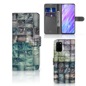 Wallet Case met Pasjes Samsung Galaxy S20 Plus Spijkerbroeken