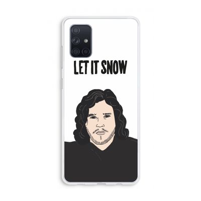 Let It Snow: Galaxy A71 Transparant Hoesje