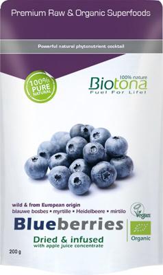 Blueberries dried infusion bio 200 Gram