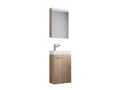 VCM Gastenwastafel Slito (Spiegelkast, sonoma eik)