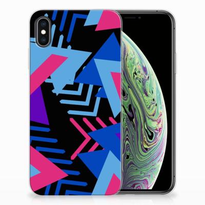 Apple iPhone Xs Max | TPU Hoesje | Funky Triangle