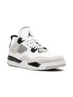 Jordan Kids baskets Air Jordan 4 Retro "Military Black" - Blanc