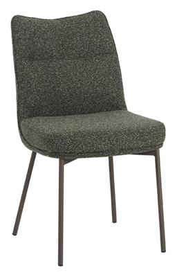 LABEL51 Eetkamerstoel 'Lennon' Bouclé, kleur Forest
