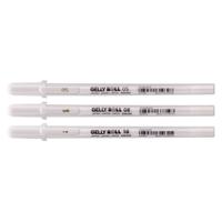 Gelschrijver Sakura Gelly Roll Classic set à 3 breedtes wit | 6 stuks