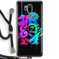 Dream: LG G7 Thinq Transparant Hoesje met koord Dream: LG G7 Thinq Transparant Hoesje met koord