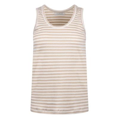 Nukus Top Steffie Lurex | Offwhite/Gold