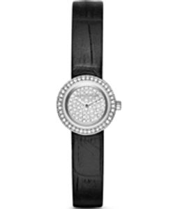 Horlogeband Michael Kors MK2453 Leder Zwart 10mm
