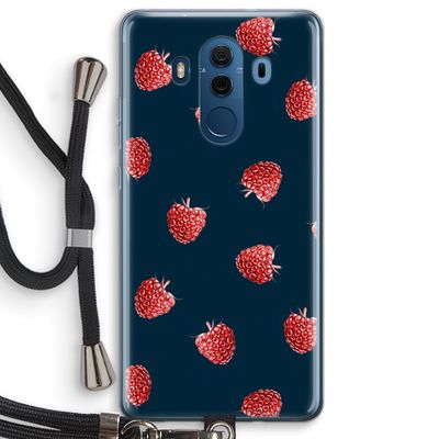 Framboosjes: Huawei Mate 10 Pro Transparant Hoesje met koord